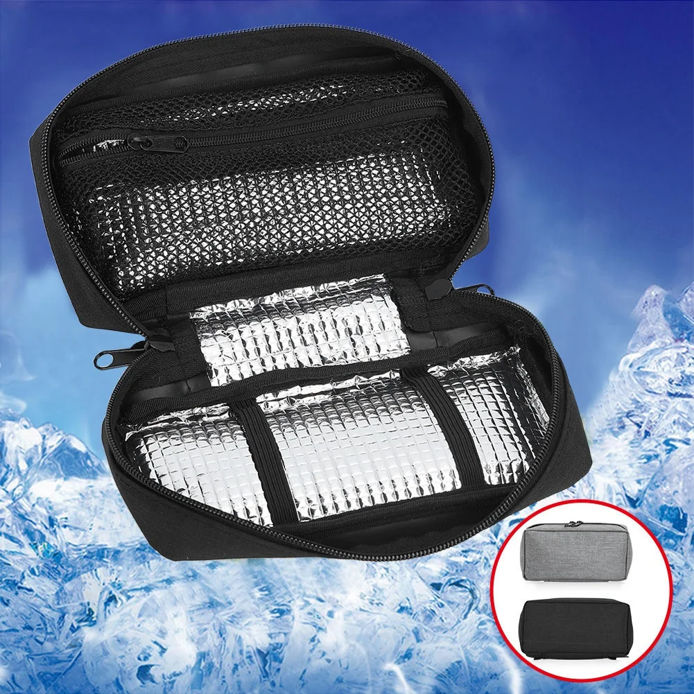 

Portable Insulin Cooler Protector Bag Organizer Medical Insulation Cooling Pouch Case