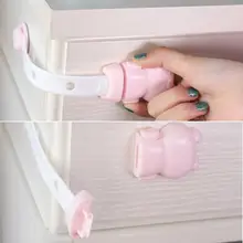 1 шт. ящик двери шкаф туалет безопасности Замки Безопасность детей малышей Уход пластиковые блокировочные ремни младенческой защиты ребенка O
