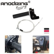 22 мм CNC алюминиевый дроссель ручка Быстрый Twister с дроссельной заслонки для CRF50 70 110 125 250 Байк мотоцикл