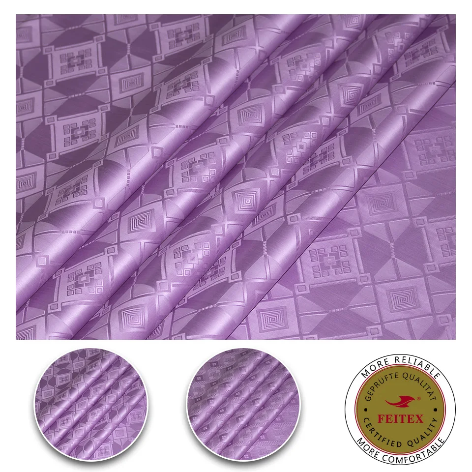 New Color Violet African Bazin Riche Cotton Fabric Guinea Brocade Damask For Wedding Party Dresses | Тематическая одежда и