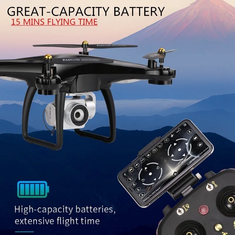 Оригинальный новейший обновленный Квадрокоптер JJRC H68G RC с 1080P HD камерой Wi Fi FPV