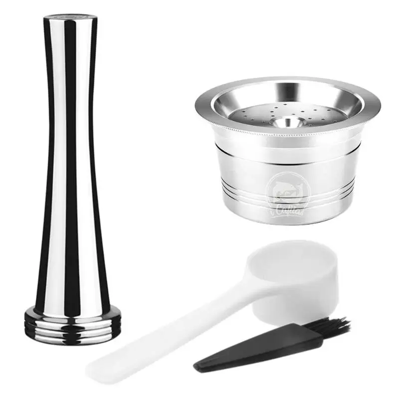 

Coffee Filter K-fee Coffee Shell for Caffitaly Tchibo Cafissimo Espresso Machine with Brush + Capsule Spoon