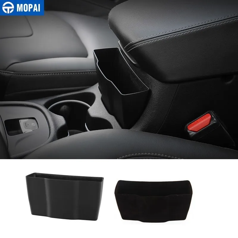 

MOPAI Stowing Tidying for Jeep Cherokee 2014+ ABS Car Seat Armrest Box Storage Organizer Box for Jeep Cherokee Car Accessories