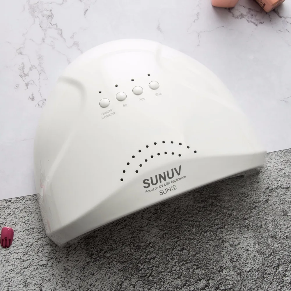 SUNUV Sunone 48 Вт профессиональный ногтей лампе светодио дный Маникюр УФ лампы сушилка
