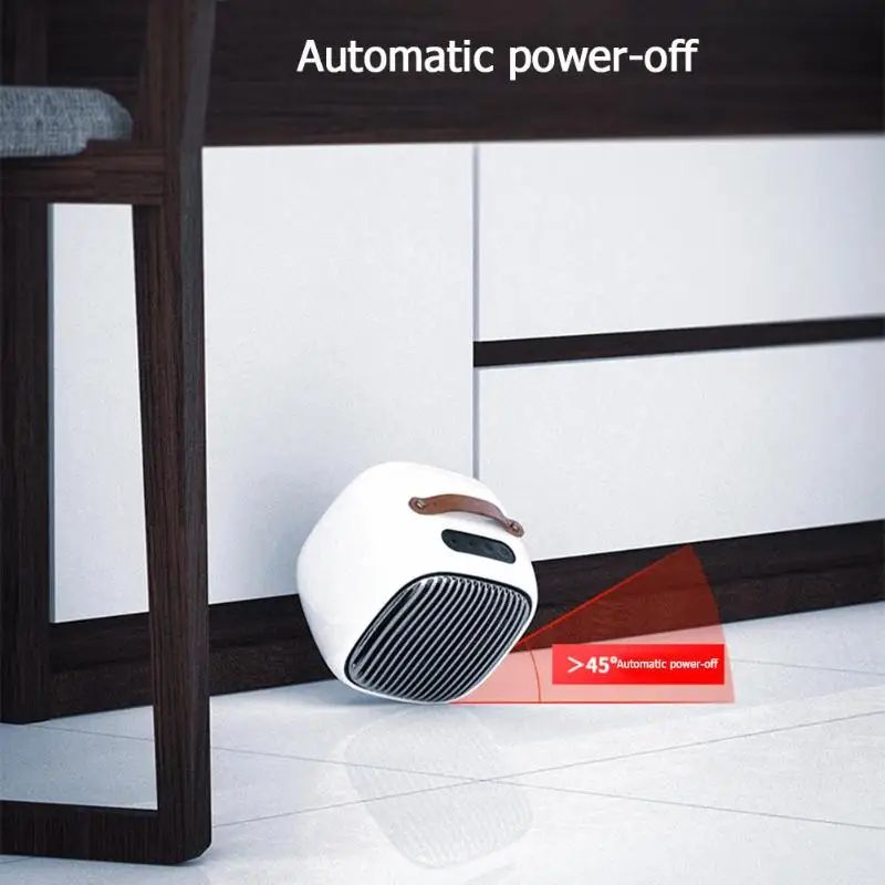  800W Electric PTC Heater Portable Warmer Air Fan LCD Desktop 3 Gear Adjustable Heater Stove Radiato - 32950702409