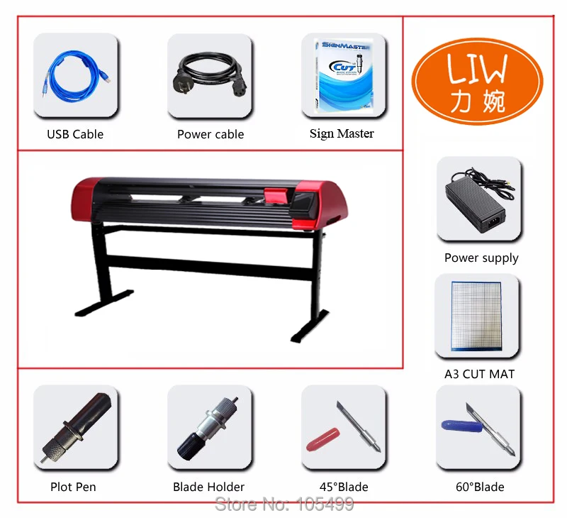 US $889.00 60 Automatic Contour Cutter Plotter With USB Driver And CCD Camera