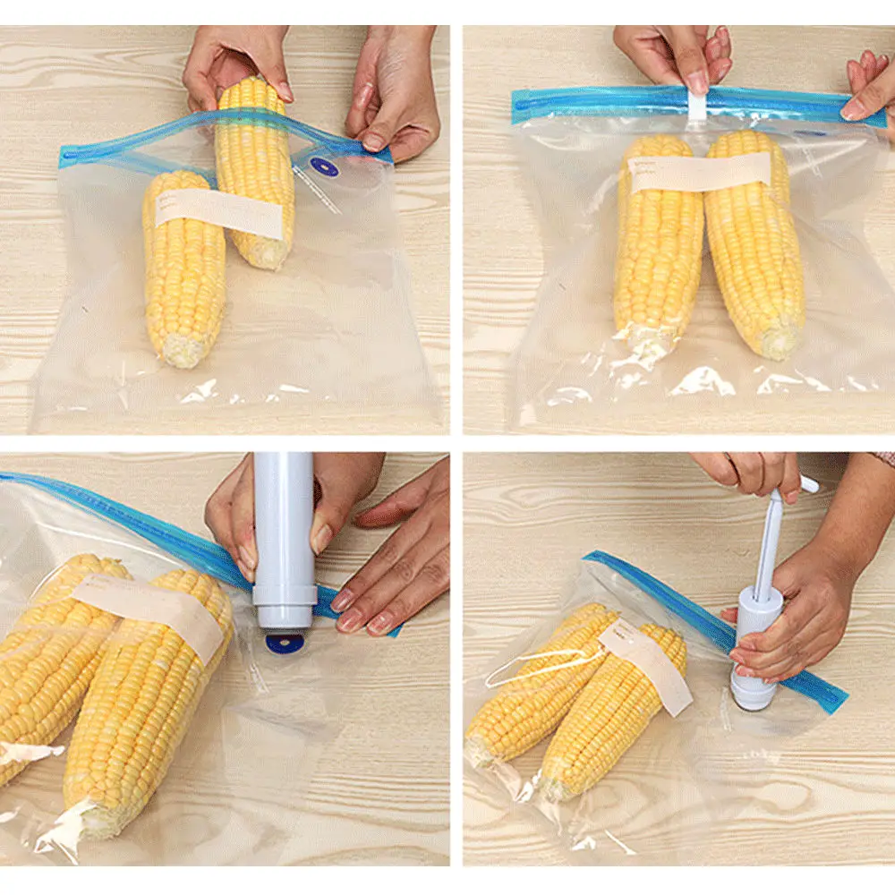 Многоразовые мешки Ziplock вакуумные компрессионные пакеты для хранения
