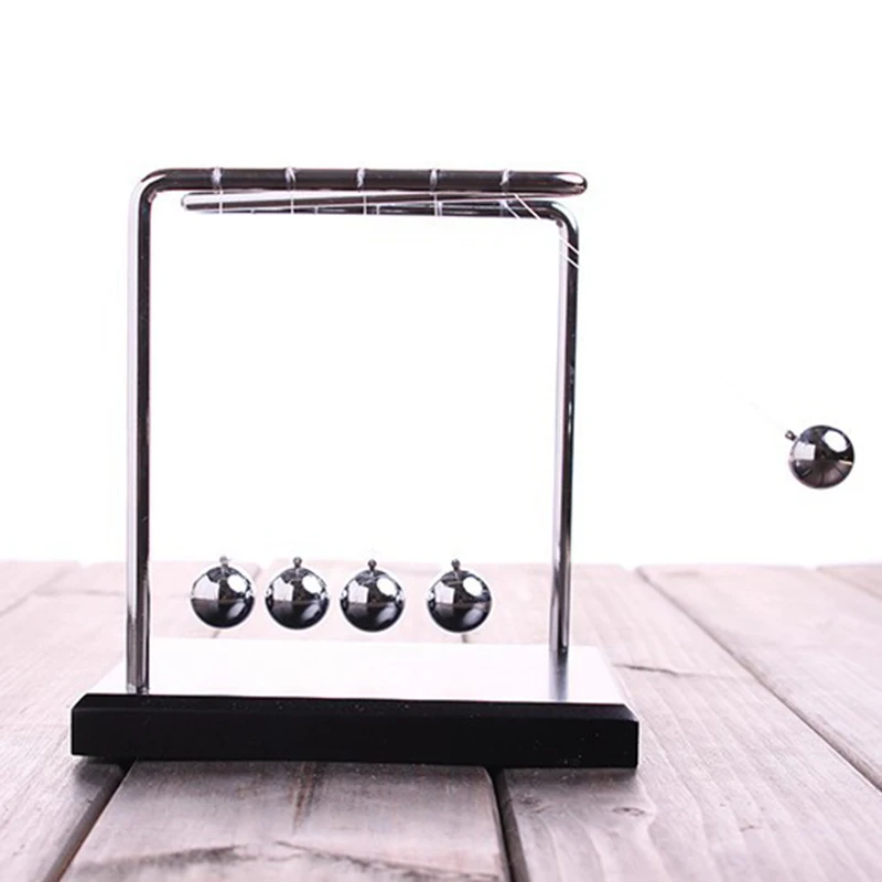 newton's cradle wood