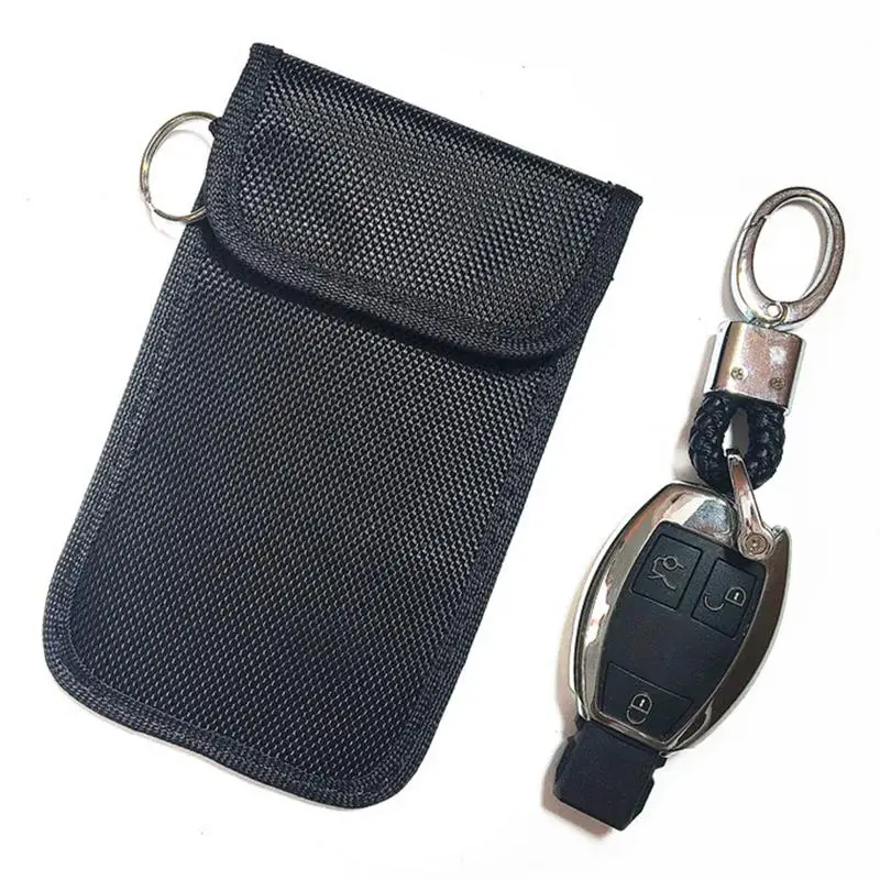 

Car Key Signal Blocker Pouch Anti Theft Fob Protector Blocks Signal Blocking For Keyless Radiation Protection Cell Phone