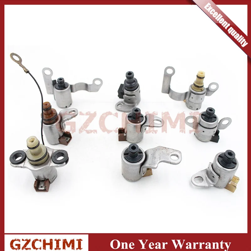 JF506E 09A 5F31J 9 Piece Kit Remanufactured Transmission Shift Solenoid Gearbox Kit For VW Jaguar Land Rover JF506E 09A 5F31J