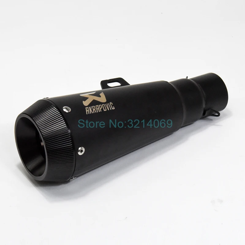 CRF 230 GSR 600 CB650F R3 GSXR750 CBR500RR ZX6R ER6N de Escape de la motocicleta tubo 51mm Universal Akrapovic escapar y lado izquierdo