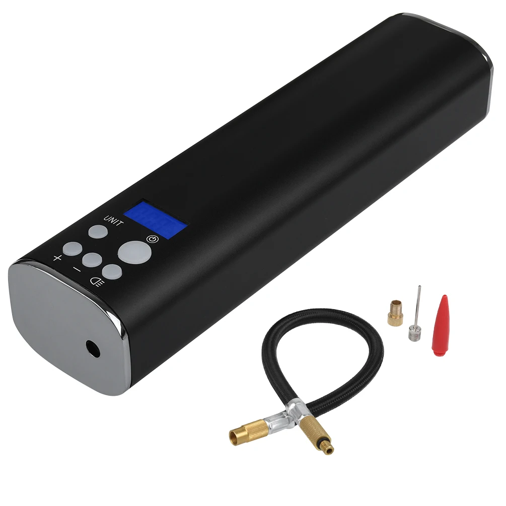 Portable Air Compressor Pump USB Rechargeable Hand Held Tire Inflator