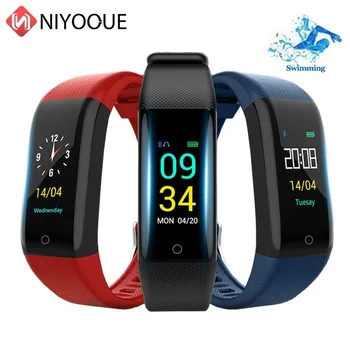 

Smart Bracelet Band Color Screen Waterproof Ip68 Pedometer Sport Heart Rate Monitor Fitness Tracker Watch Wristband For Android