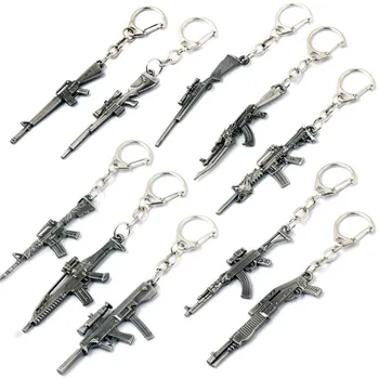 

Around the Weapon AK47 M4A1 Keychain Pendant 6cm Model Mini Simulation Weapon Model Keychain Garage Kit Model Model Keychain Toy
