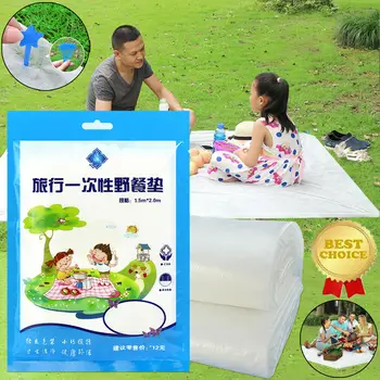 

Hot Portable Disposable Picnic Mat Outdoor Dampproof Waterproof Camping Blanket Picnic Ground Mat Beach Mat