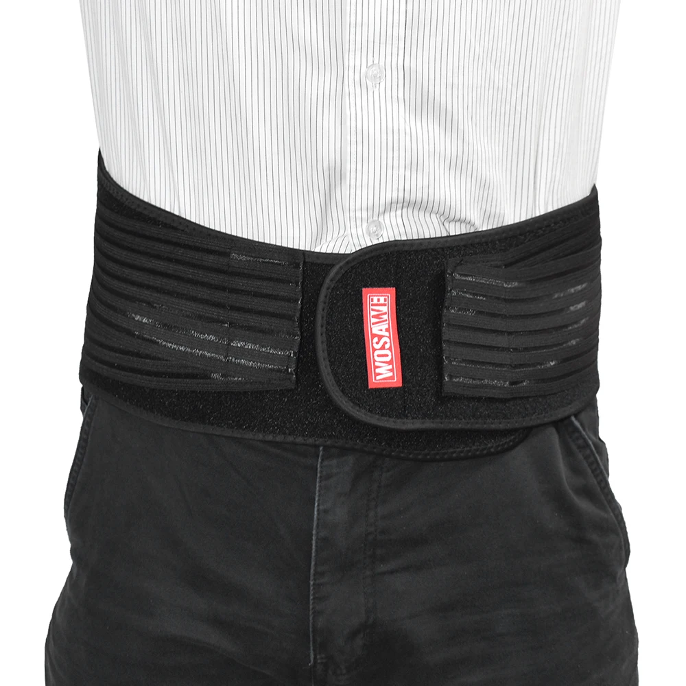 

Adjustable Elstiac Lumbar Waist Support Men Women Fitness Belt Lower Back Brace Waist Trimmer Belt Exercise Gym Waist Trainer