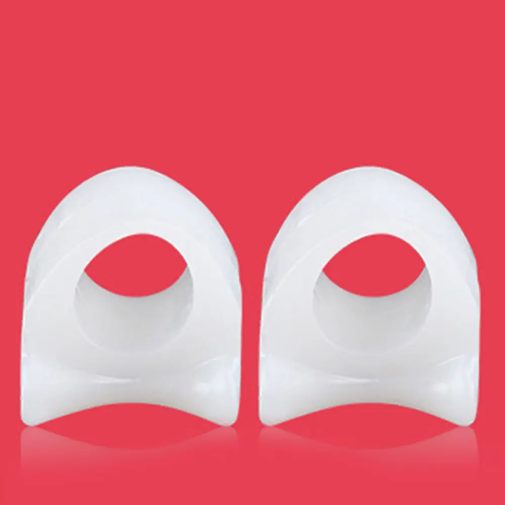 1 Pair Silicone Big Toe Brace Foot Care Tool Orthotics Bunion Pedicure Hallux Valgus Corrector For Toes Separator