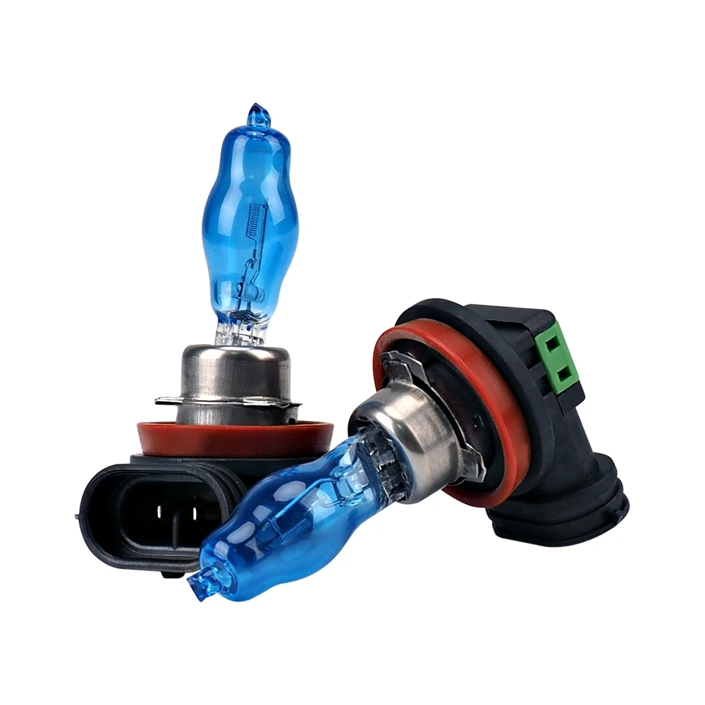 

2pcs 100W 12V 9005 H11 Halogen Car Fog Light Bulb Auto 4300K Super Bright White HOD Lamp Headlight Headlamp Universal