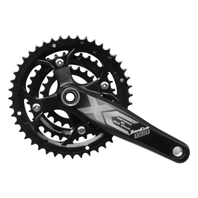 

9/27 Speed MTB Bicycle Round Shape Narrow Wide Chainwheel 22T 32T 44T 104BCD Mountain Bike Circle Crankset+ Bottom Bracket