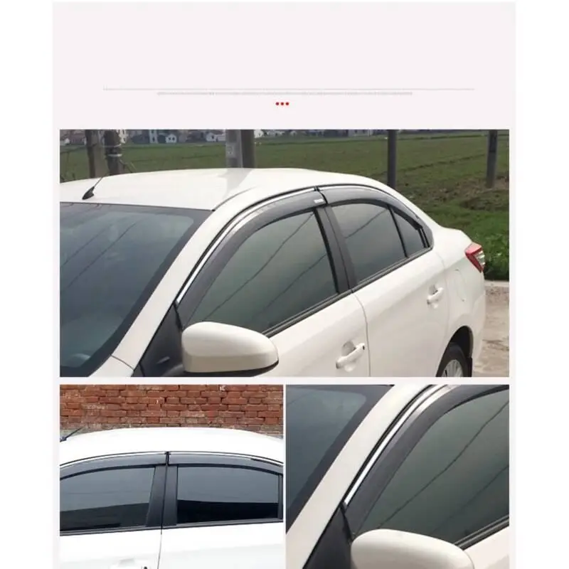 Модификация оконного козырька анти автомобильные дождевые навесы для Toyota Camry Ex