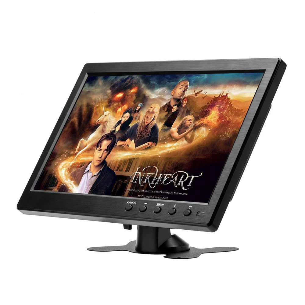 10 1 дюймовый ЖК дисплей с высоким разрешением цветной экран Hdmi + Vga Av компьютерный