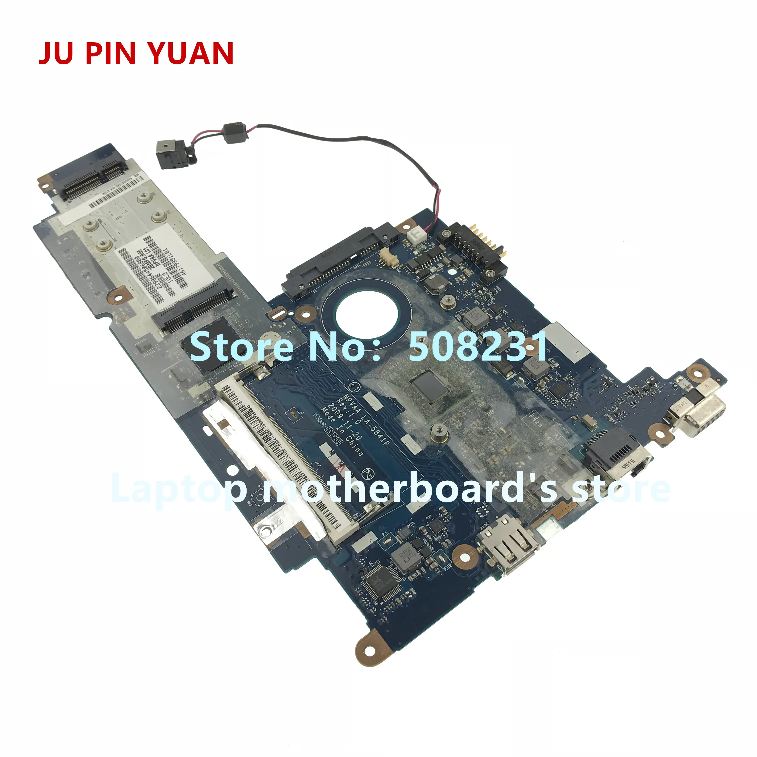 Mainboard para Toshiba Mini Nb300 Computador Portátil Placa-mãe com N450 Todas as Funções Totalmente Testado K000091060 La5841p Placa-mãe para notebook - Imagem 4