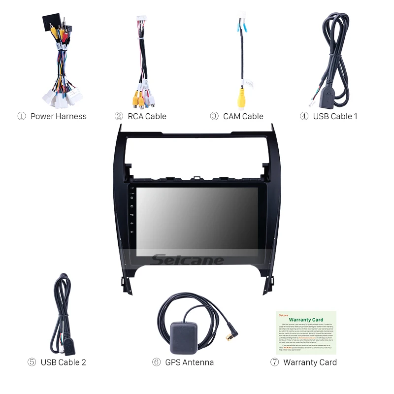  Seicane Android 8.1 2din 2GB RAM 32GB ROM Car Radio Auto Stereo Multimedia Player For TOYOTA CAMRY 