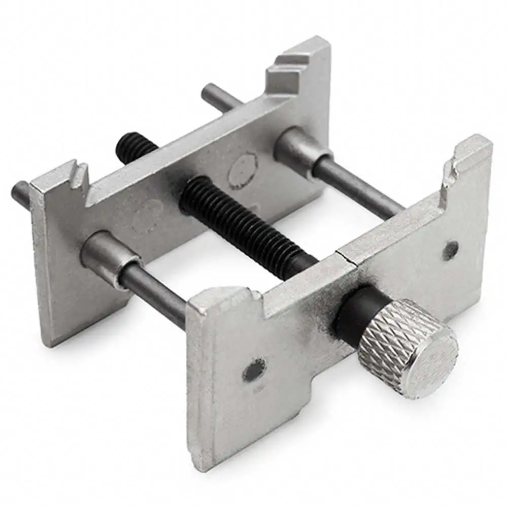 

Watches Clamp Watchmakers Clamp Movement Holder Vise Adjustable Jaw Movement Holder Durable Mini Portable
