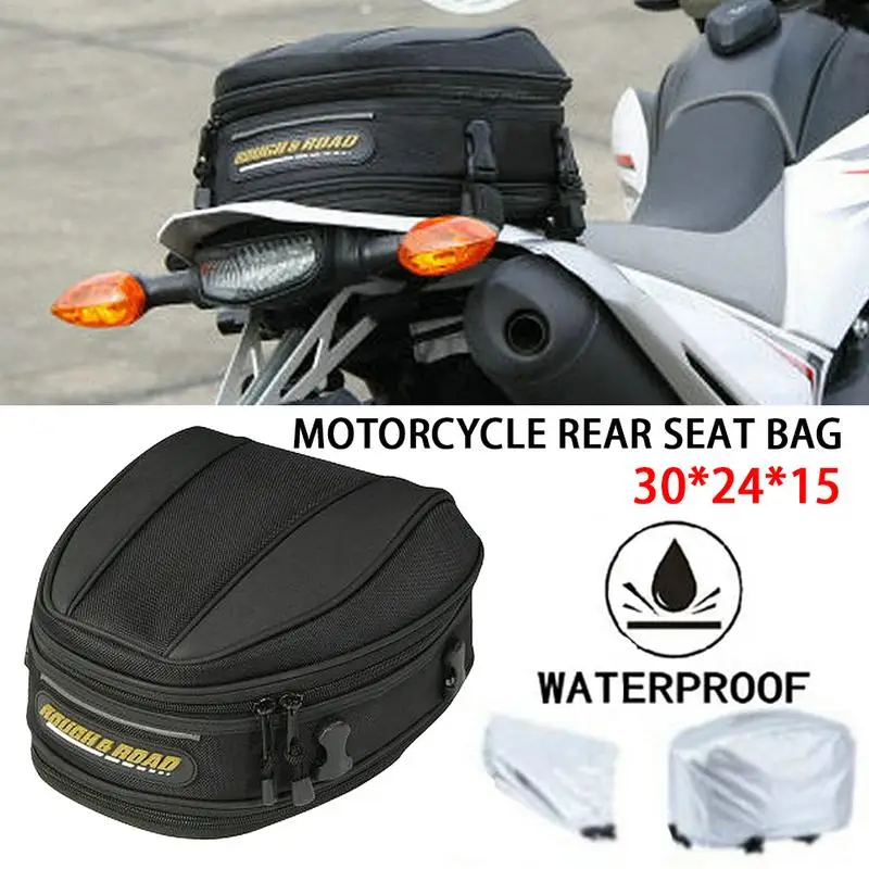 Водонепроницаемая мотоциклетная сумка для хвоста, многофункциональная прочная сумка для заднего сиденья мотоцикла, рюкзак велосипедиста, новейшая модель