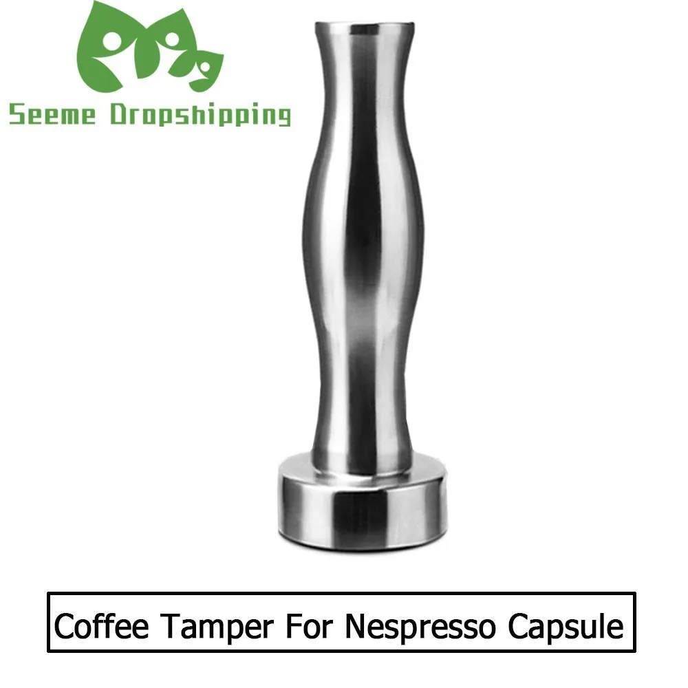 Stainless Steel Nespresso Coffee Tamper Solid Espresso Coffee Maker Tool Nespresso Machine Powdered Hammer Press Coffee Grinder Stainless Steel Nespresso Coffee Tamper Solid Espresso Coffee Maker Tool Nespresso Machine Powdered Hammer Press Coffee Grinder