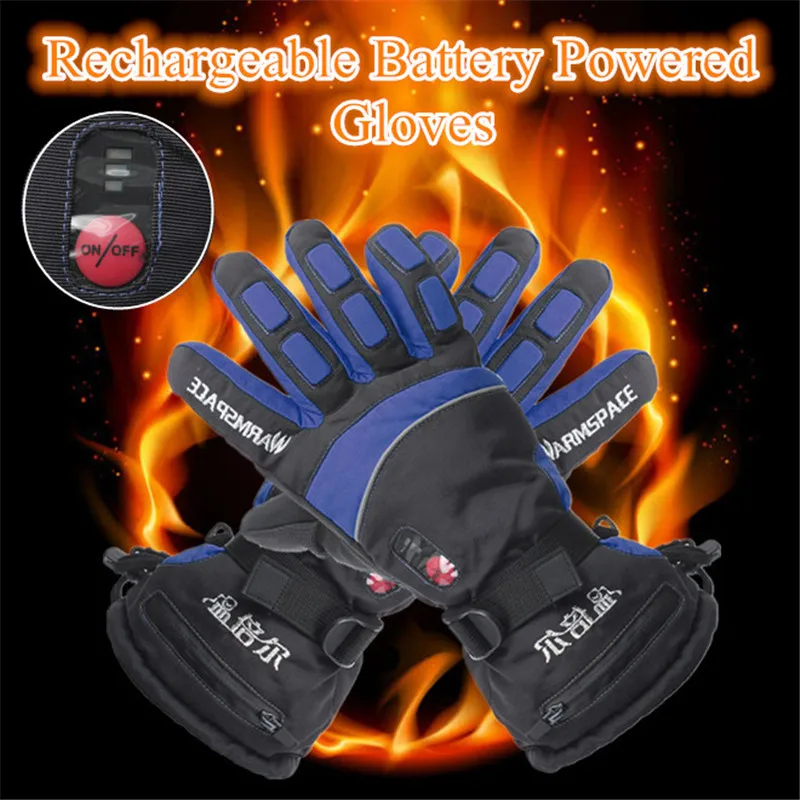 

WS-GA800A Electric Heating Gloves 2000mAh Duplex Heat Warm Temp Adjustment Protective Waterproof Battery Winter Warm Gloves