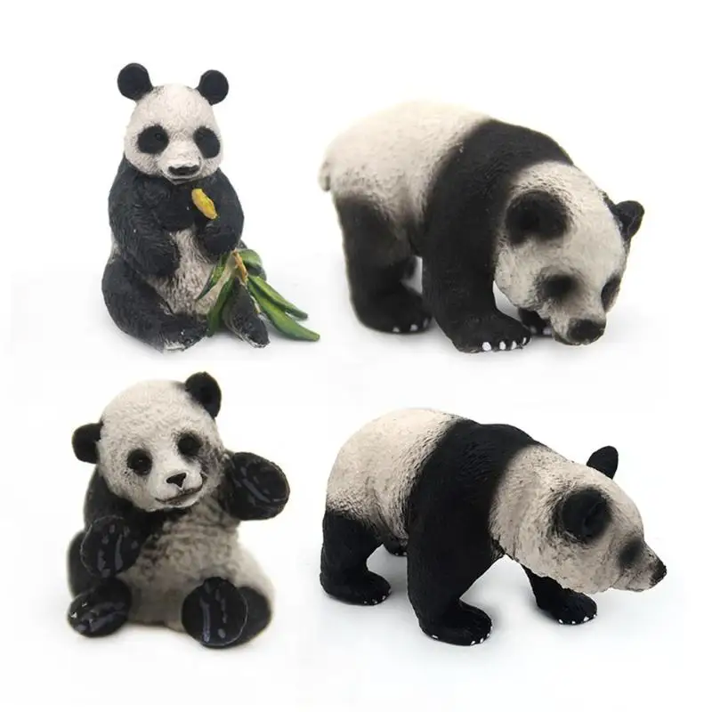 

Forest Panda Animal Model Toy Simulation Solid Wild Modle Kids Educational Toys Gift for Children