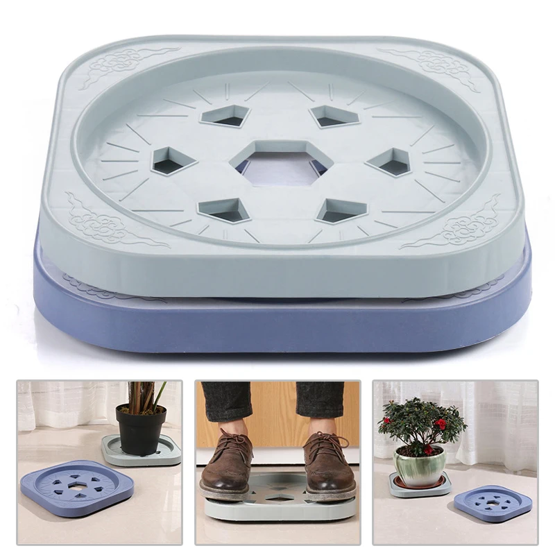 

Plant Caddy Moving Rolling Wheeled Planter Flower Pot Stand Holder