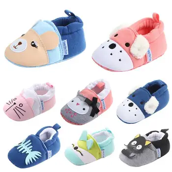 

Toddler Infant Baby Girls Boys Cute Lovely Cartoon Animal Anti Slip First Walker Prewalker Soft Sole Shoes