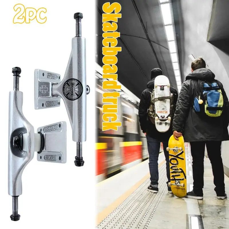 

High Quality 2 Pcs 5.5inch Adult Skateboard Truck INDEPENDENT Skateboard 139 Truck Aluminum Magnesium Alloy Truck