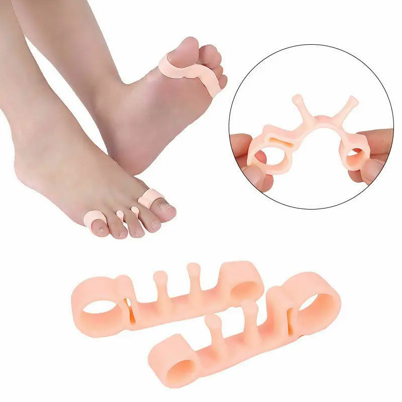 1 Pair Toe Separators Bunion Corrector Straighteners Toe Spacers Bunion Relief to Bunion Hallux Valgus Foot Care
