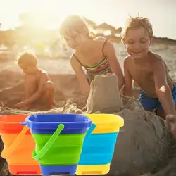 Пляжный набор игрушек для детей песочные игрушки для детей складные Сумка-корзина Детские пляжные игры с песком водяная игрушка лето на