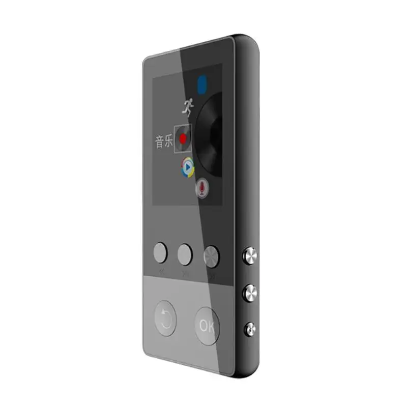 

Portable Metal 1.8Inch Bluetooth MP3 Player Audio 8GB Music Player Built-in Speaker with TF Expansion Card