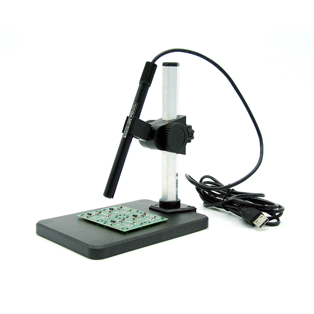 

1PC Portable USB Digital Long Strip Microscope 6 LED Light Magnifier Continuous Magnification (1X ~600X) SMT Check/Beauty/Dental