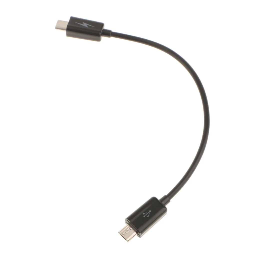 

Micro USB Type B Male To Male 5 Pin Converter OTG Adapter Lead Data Sync Cable