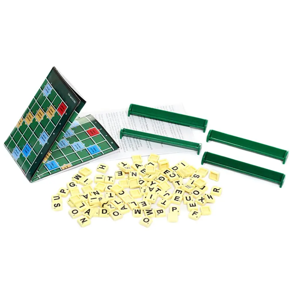 

English Alphabet Spelling Portable Spelling Game Professional Chess Poker Cards Darts Intellectual Game For Children Adult