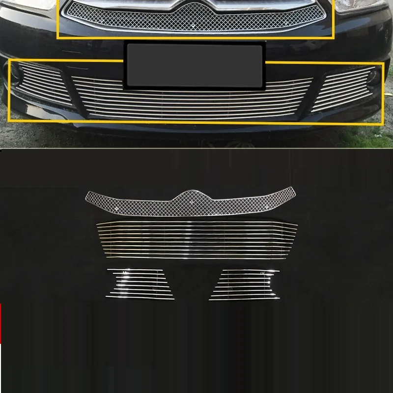 

Decorative Styling Upgraded Modification Car Accessories Racing Grills 08 09 10 11 12 13 14 FOR Citroen C-Quatre