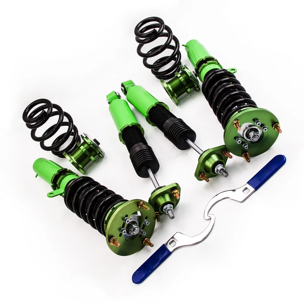 

Coilovers Shock Absorbers for BMW E46 3 Series 320i 323i 323Ci 325Ci Adj Mount for 320i 323i 323Ci 325Ci Adj Mount Front Rear