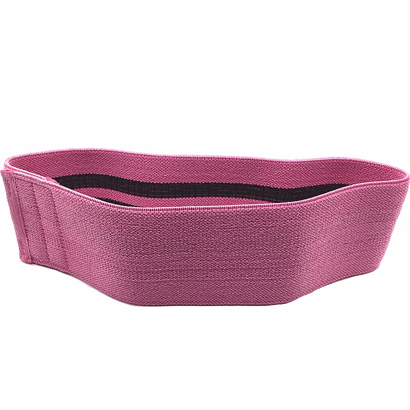 

Pink cotton fitness strtech band yoga exercise hip circle resistance band