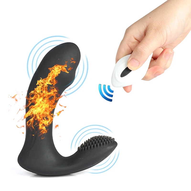 12 Speeds Male Prostate Perineum Massager G Spot Stimulator Wireless Remote Constant Heating Vibrator for Men Gay Anal Sex Toys | Красота и