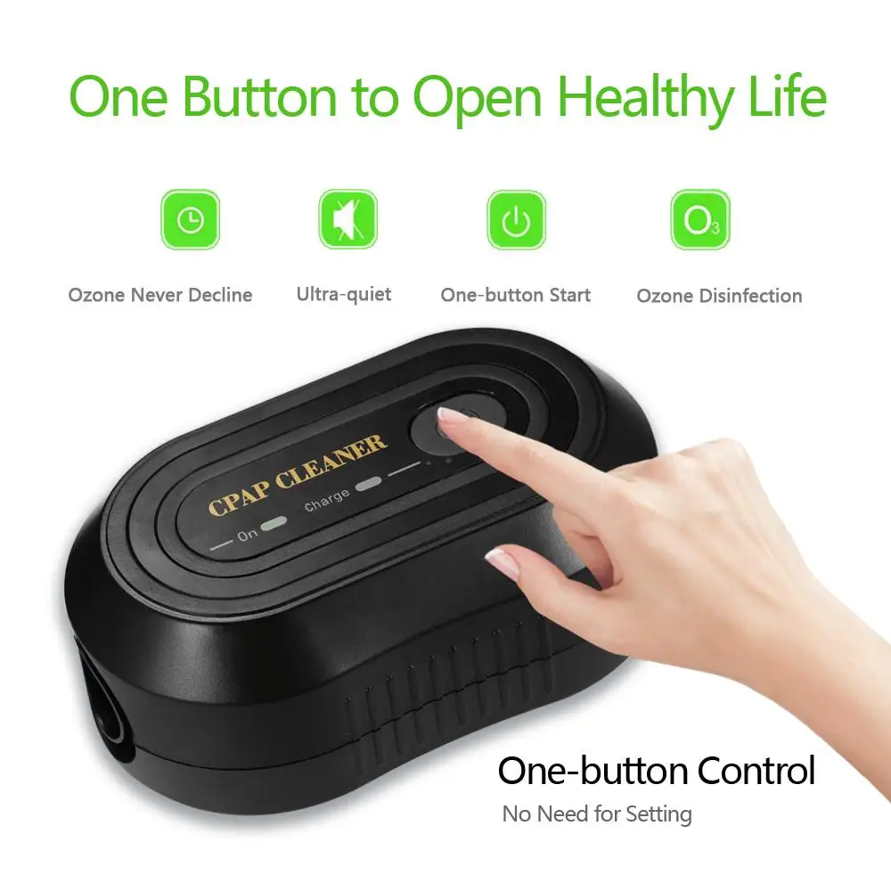 

2200mAh CPAP Sanitizer Ozone Generator Ventilation Disinfector Sterilizer Air Purifier Air Disinfection Air Purifier USB Port