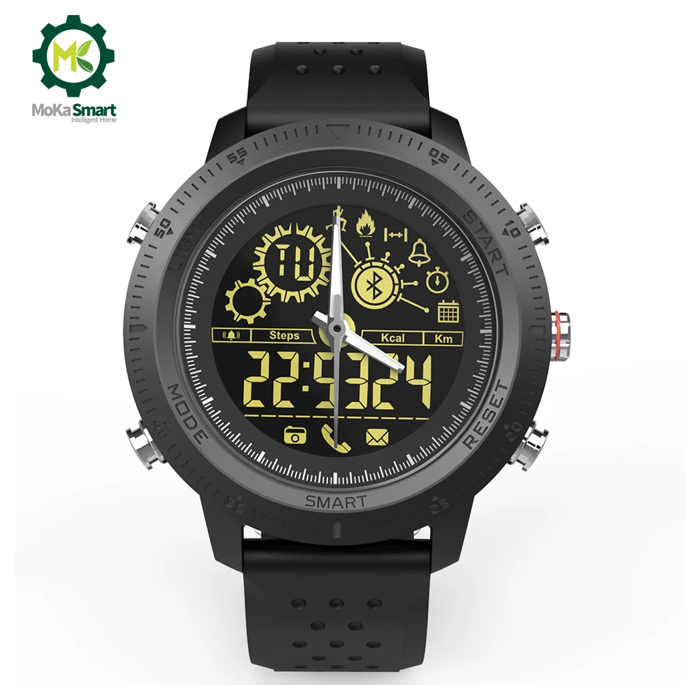 MOKA Pointer Men Smart Watch Sport Bluetooth Waterproof Digital Clock Call Reminder Smartwatch Wearable Devices For ios Android