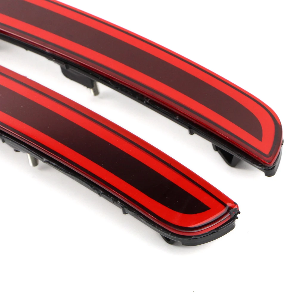  Red LED Rear Bumper Reflector Tail Light For Subaru Forester 2008-2018 Driving Brake Signal Fog Lam - 32991308995