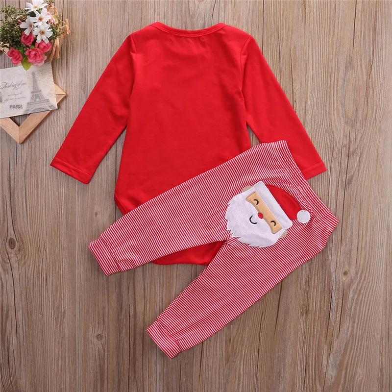 Детский комплект одежды для малышей My First Christmas хлопковое боди с длинными