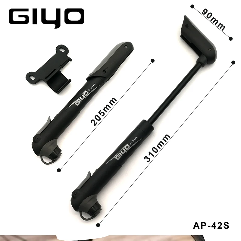 spesifikasi Giyo Sepeda Gunung Sepeda Jalan Pompa Foldable Handle 120 Psi Tekanan Tinggi Mini Bersepeda Pompa Udara (A V) (F V) GP 42S Murah Giyo Sepeda Gunung Sepeda Jalan Pompa Foldable Handle 120 Psi Tekanan Tinggi Mini Bersepeda Pompa Udara (A V) (F V) GP 42S